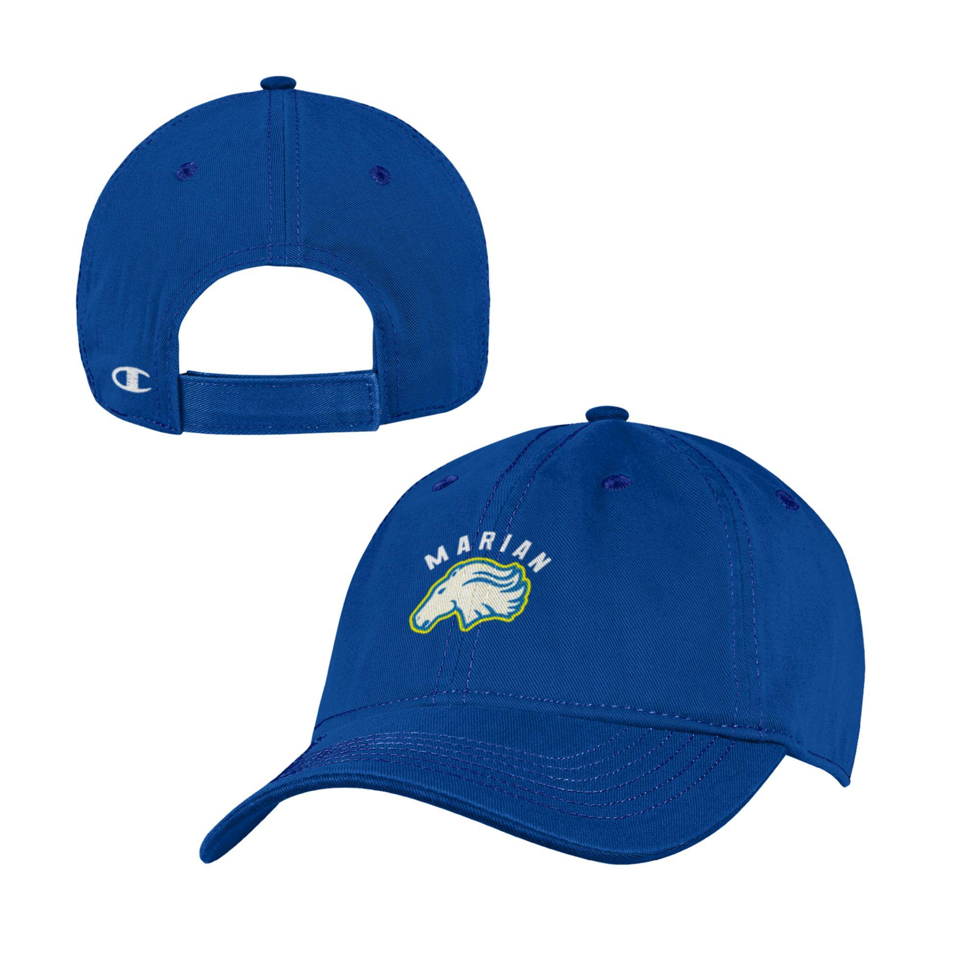 Champion Youth Twill Adjustable Baseball Hat-Royal Blue The